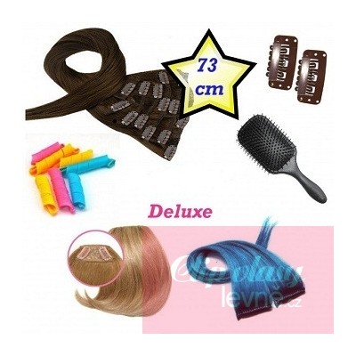 Clip in deluxe package – clip maxi set 73cm REMY human hair