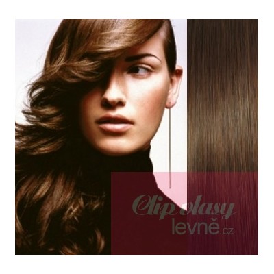 16 inch (40cm) Tape IN human REMY hair - medium brown