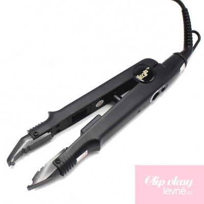 Professional hair extension iron - black