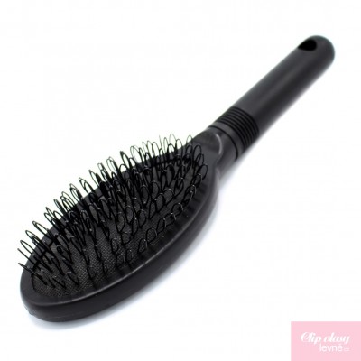 Special hair extension loop brush - black