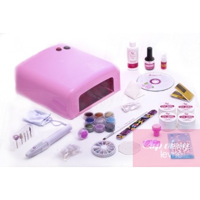 36W UV gel nails art kit