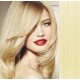 28 black (70cm) Clip in human REMY hair - the lightest blonde