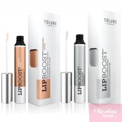 LIPBOOST volumizing lip gloss - caramel rose