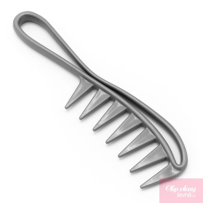 Hair comb with wide tooth
