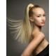 Human hair clip in wrap ponytails 24˝ straight