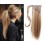 Clip in human hair wrap ponytails