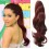 Clip in human hair wrap ponytails