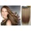 One piece clip human hair wefts