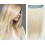 One piece clip human hair wefts