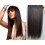 One piece clip human hair wefts