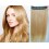 One piece clip human hair wefts