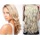 One piece clip human hair wefts