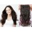 One piece clip human hair wefts