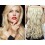 One piece clip human hair wefts