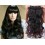 One piece clip human hair wefts