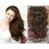 One piece clip human hair wefts