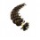 Nail tip / U tip hair extensions 24˝ (60cm) curly