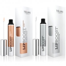 LIPBOOST volumizing lip gloss - caramel rose